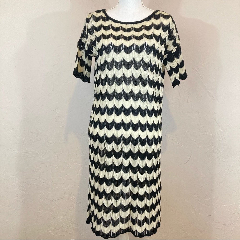 ASOS Maternity Crochet Knit Chevron Dress XS